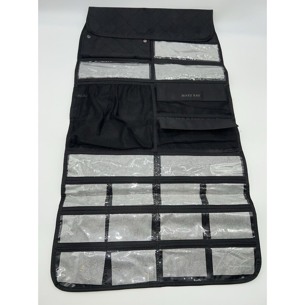 Mary Kay Folding Double-Side Travel Hang Organizer Multi-Pocket Makeup Jewelry